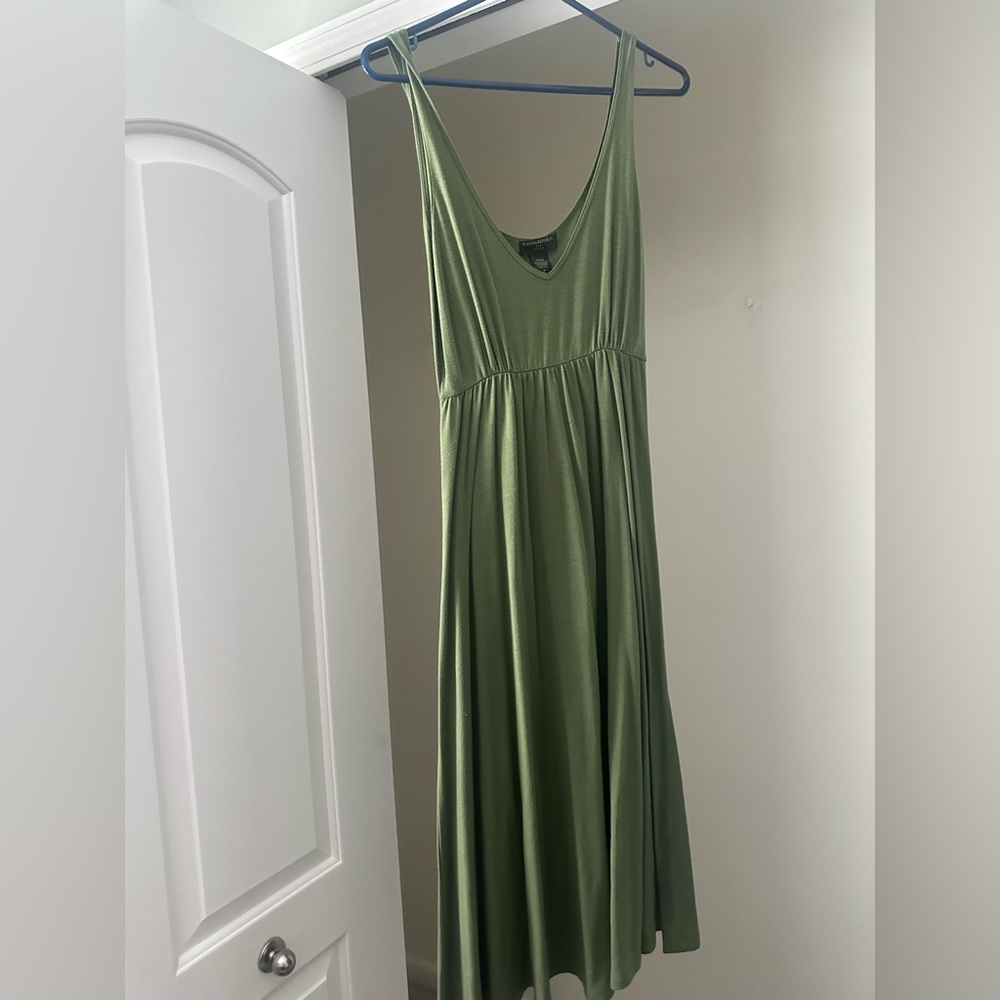 Banana Republic Green Jersey Dress, M